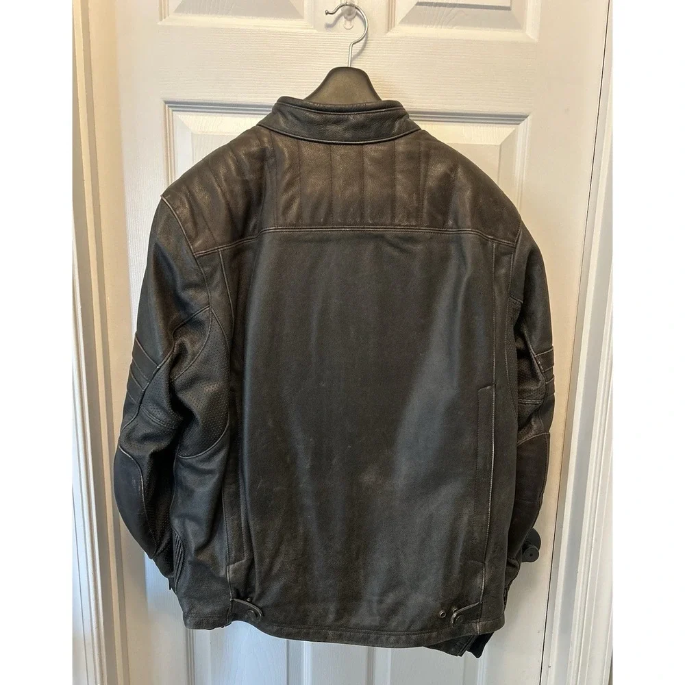 Scorpion 3XL‎ 1909 Vintage Biker Armored Padded Motorcycle Leather Jacket